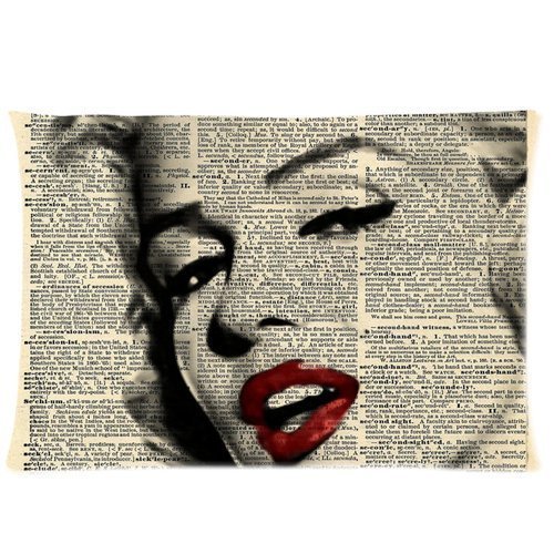 0656733887113 - HOT SEXY MARILYN MONROE PILLOWCASE PILLOW CASE COVER 16X24 INCH (TWIN SIDES)