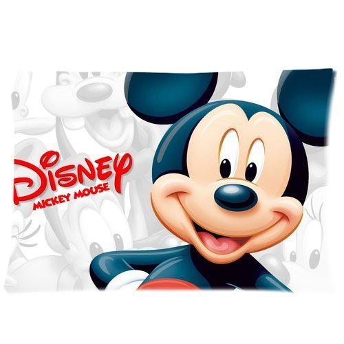 0656766720036 - GENERIC MICKEY MOUSE 20 X 30 ZIPPERED PILLOWCASE (ONE SIDE)