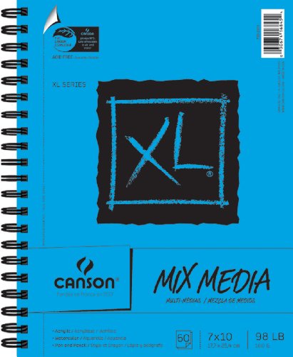 6570572835309 - CANSON XL SPIRAL MULTI-MEDIA PAPER PAD 7X10-60 SHEETS