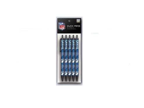 0657175233162 - PRO SPECIALTIES GROUP NFL TENNESSEE TITANS 5 PACK CLICK PENS