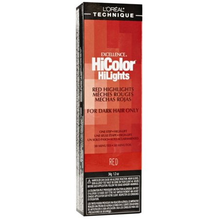 0657201051029 - LOREAL EXCEL HICOLOR HILIGHTS RED 1.2OZ (6 PACK)