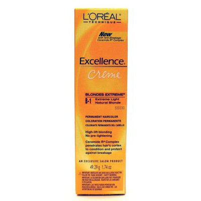 0657201062216 - L'OREAL EXCELLENCE CREME #B1 EXTREME LIGHT NATURAL BLONDE, 1.74 OZ