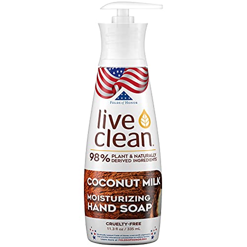 0065743234037 - LIVE CLEAN COCONUT MILK LIQUID HAND SOAP 11.3 OZ