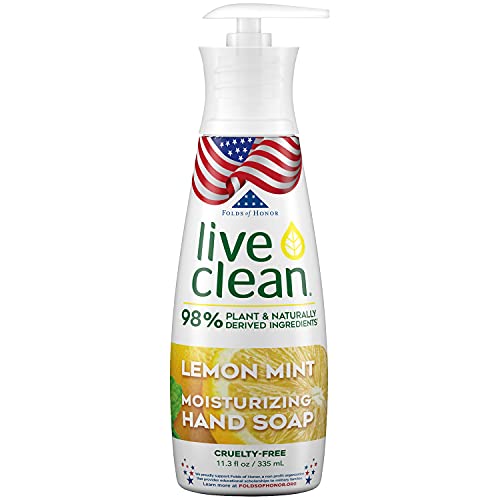 0065743234242 - LIVE CLEAN LEMON MINT LIQUID HAND SOAP 11.3 OZ