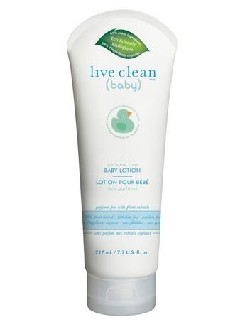 0065743325605 - LIVE CLEAN PERFUME FREE EXTRA GENTLE BABY LOTION FOR SENSITIVE SKIN