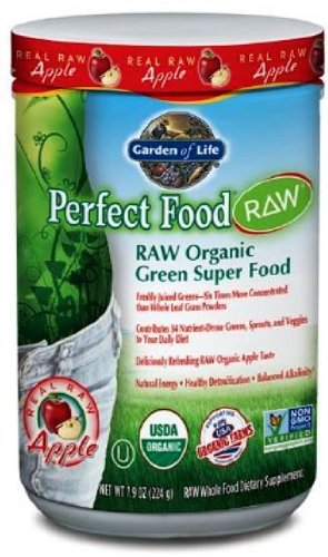 0658010116244 - GARDEN OF LIFE PERFECT FOOD® RAW - REAL RAW ORGANIC APPLE POWDER 224G