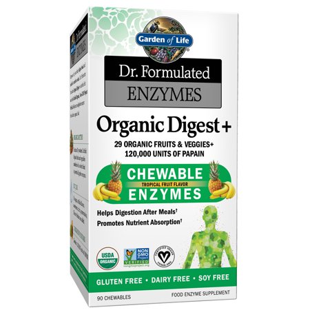 0658010118439 - GARDEN OF LIFE DR. FORMULATED ENZYMES ORGANIC DIGEST PLUS, 90 COUNT