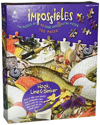 0658108605032 - IMPOSSIBLE 750-PIECE HOOK, LINE AND SINKER PUZZLE