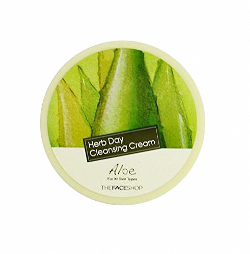 0658302632155 - THE FACE SHOP HERB DAY CLEANSING CREAM 150ML (ALOE)