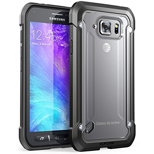 0658551822949 - GALAXY S6 ACTIVE CASE, SUPCASE UNICORN BEETLE SERIES PREMIUM HYBRID PROTECTIVE CLEAR CASE FOR SAMSUNG GALAXY S6 ACTIVE **WILL NOT FIT GALAXY S6**, RETAIL PACKAGE (FROST/BLACK)