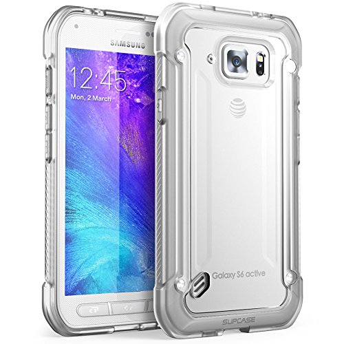 0658551822963 - GALAXY S6 ACTIVE CASE, SUPCASE UNICORN BEETLE SERIES PREMIUM HYBRID PROTECTIVE CLEAR CASE FOR SAMSUNG GALAXY S6 ACTIVE **WILL NOT FIT GALAXY S6**, RETAIL PACKAGE (CLEAR/CLEAR)