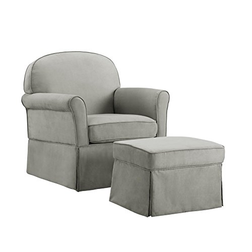 0065857166859 - DOREL ASIA BABY RELAX SWIVEL GLIDER AND OTTOMAN SET