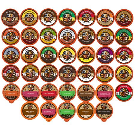 0658700951803 - 40-COUNT CRAZY CUPS FLAVORED COFFEE SINGLE SERVE CUPS FOR KEURIG K CUPS BREWER VARIETY PACK SAMPLER