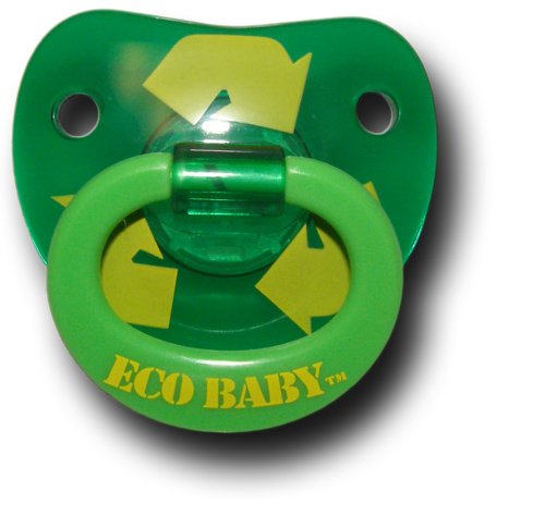 0658890507347 - ECO BABY PACIFIER RECYCLE GREEN TODDLER CHILD