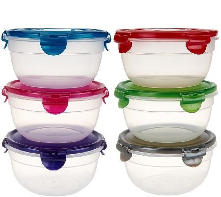 0659553104460 - (PACK OF 6) LOCK&LOCK ROUND FOOD CONTAINER, K42529, 3-5/8 CUP, 29 OZ EACH