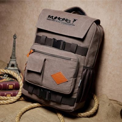 0659639950950 - IMPERIAL MULTIFUNCTION BACKPACK CANVAS BACKPACK COMPUTER BAG STEREOSCOPIC