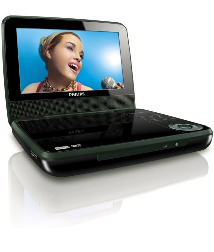0659658717381 - PHILIPS PET741B/37 PORTABLE DVD PLAYER WITH 7-INCH LCD, BLACK (2009 MODEL)