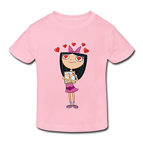 6601051071717 - TODDLER ISABELLA GARCIA-SHAPIRO CUSTOMIZED 100% COTTON SIZE 4 TODDLER COLOR LIGHTPINK TSHIRTS BY CRYSTAL