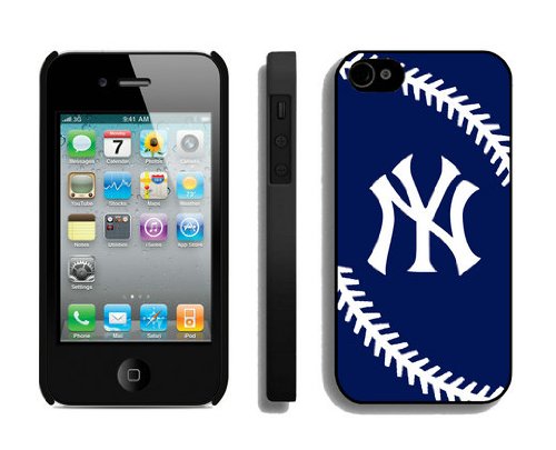 6601631425961 - MLB NEW YORK YANKEES IPHONE 4 4S CASE HIGH QUALITY IPHONE COVER BY COOCASE