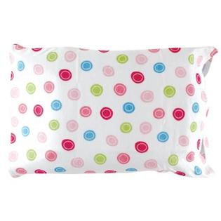 0660168141702 - LUVABLE FRIENDS INFANT PILLOW CASE, TRADITIONAL PINK PRINT