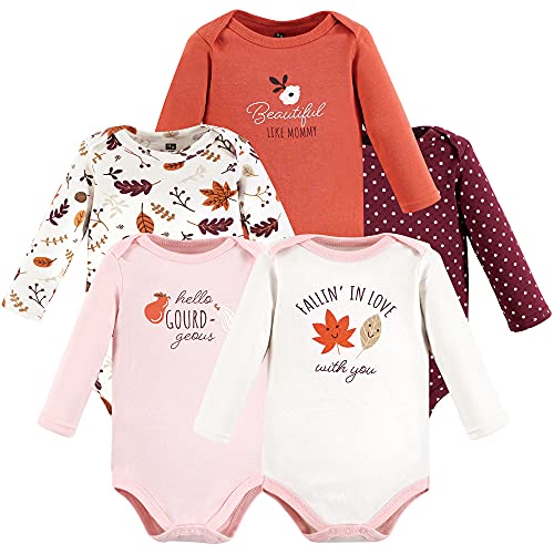 0660168183320 - HUDSON BABY UNISEX BABY COTTON LONG-SLEEVE BODYSUITS, FALL, 3-6 MONTHS