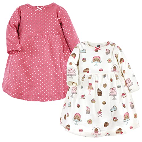 0660168192858 - HUDSON BABY INFANT AND TODDLER GIRL COTTON DRESSES, SWEET BAKERY, 9-12 MONTHS