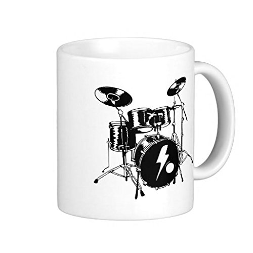6602577043196 - WELLMORE® DRUMS DRUMMER DRUMMING BAND MUSIC CERAMIC COFFEE MUG 11OZ
