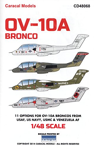 0660335877496 - CARCD48068 1:48 CARACAL MODELS DECALS - OV-10A BRONCO