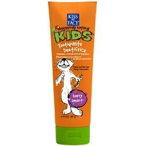 0000066038870 - KISS MY FACE GENTLE FLUORIDE FREE TOOTHPASTE FOR KIDS-BERRY SMART-4 OZ