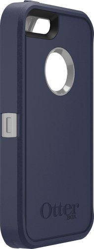 0660543026884 - IPHONE 5S CASE- OTTERBOX DEFENDER CASE FOR IPHONE 5/5S- BLUE/GRAY (RETAIL PACKAG