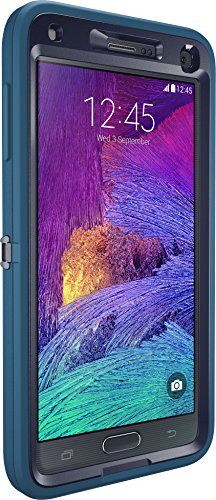 0660543355472 - OTTERBOX SAMSUNG GALAXY NOTE 4 CASE DEFENDER SERIES - FRUSTRATION-FREE PACKAGING - INK BLUE (ADMIRAL BLUE/DEEP WATER)
