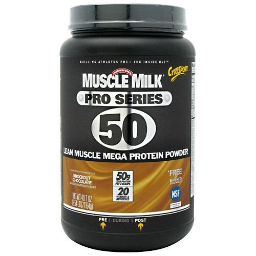 0660726534205 - CYTOSPORT MUSCLE MILK PRO SERIES 50 KNOCKOUT CHOCOLATE -- 2.54 LBS
