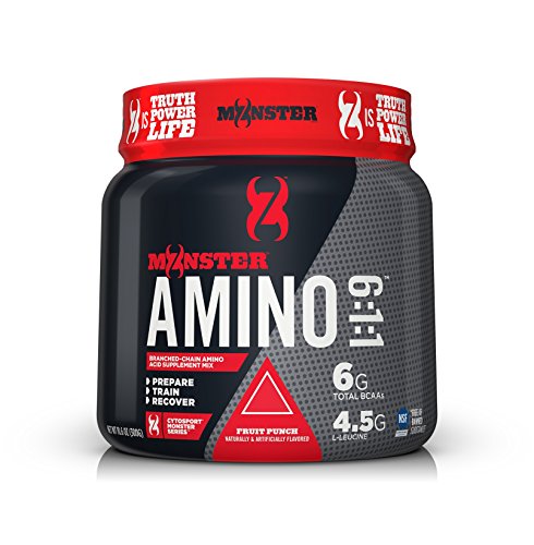 0660726803103 - CYTOSPORT MONSTER AMINO 6:1:1 SUPPLEMENT, FRUIT PUNCH, 10.6 OUNCE