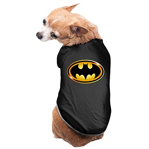 6611345057365 - GEEK BATMAN PET DOGS 100% FLEECE VEST CLOTHING BLACK US SIZE L