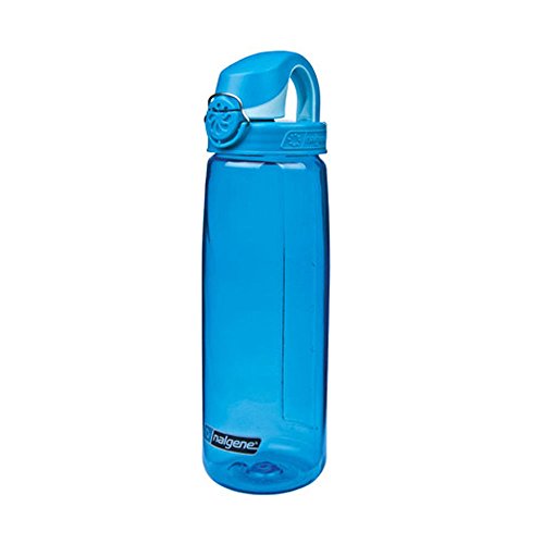 0661195565042 - NALGENE ON THE FLY WATER BOTTLE (BLUE WITH GLACIAL BLUE CAP)