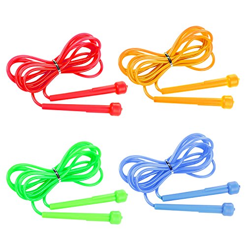 0661596821594 - JUMP ROPE FOR KIDS, 9FT PVC CANDY COLORFUL ADJUSTABLE SKIPPING JUMP ROPE FOR CHILDREN JUMPING GAMES - VERSATILE JUMP ROPE FOR BOTH KIDS AND ADULTS - GREAT JUMP ROPE FOR EXERCISE