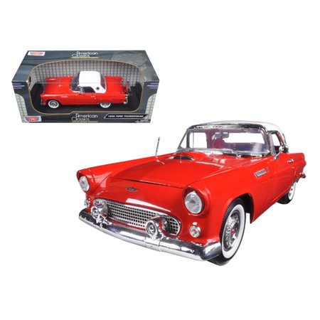 0661732731763 - MOTORMAX 1:18 DIE-CAST 1956 FORD THUNDERBIRD WITH HARD TOP (COLORS MAY VARY)