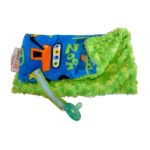 0661799389846 - TRUCKS CARS AND PLANES PACIFIER BLANKET