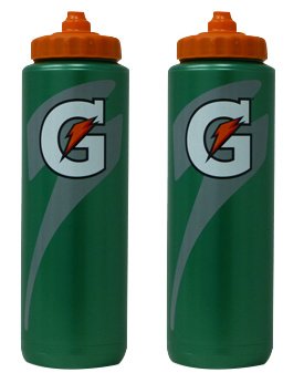 0661799821919 - GATORADE SQUEEZE WATER SPORTS BOTTLE 32OZ PACK OF 2