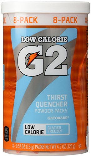 0661799821957 - GATORADE PERFORM 02 POWDER PACKET G2 - GLACIER FREEZE - (8 -0.52 OZ PACKETS PER CANISTER) (PACK OF 3 CANISTERS)