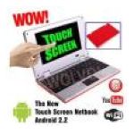 0661799966375 - TOUCH SCREEN LAPTOP DARK-RED NETBOOK WIFI ANDROID 2.2 4GB HD 256MB RAM H 7 IN