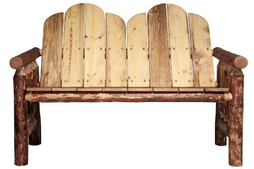 0661890409320 - MONTANA WOODWORKS GLACIER COUNTRY COLLECTION DECK BENCH, EXTERIOR FINISH