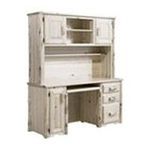 0661890409610 - MONTANA WOODWORKS MWDHV DESK WITH HUTCH - CLEAR LACQUER