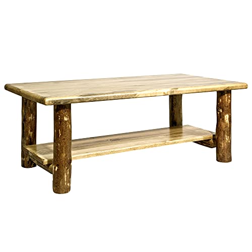 0661890475905 - MONTANA WOODWORKS GLACIER COUNTRY COLLECTION COFFEE TABLE, STAIN & CLEAR LACQUER FINISH