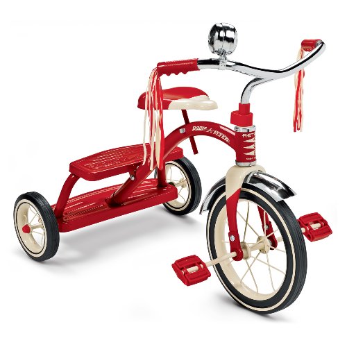 6624612068018 - RADIO FLYER CLASSIC RED DUAL DECK TRICYCLE