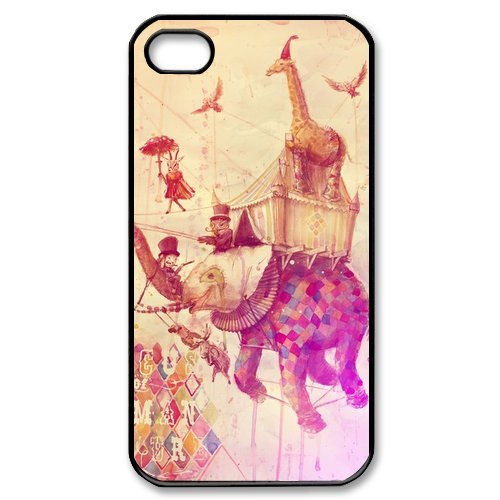 0662581034258 - ELEPHANT DESIGN HARD CASE COVER SKIN FOR IPHONE 4 4S