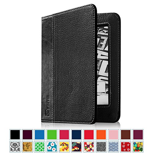 0662712556062 - FINTIE KINDLE PAPERWHITE FOLIO CASE - THE BOOK STYLE PU LEATHER COVER WITH AUTO SLEEP/WAKE FEATURE FOR ALL-NEW AMAZON KINDLE PAPERWHITE (FITS ALL VERSIONS: 2012 2013 2014 AND 2015 NEW 300 PPI), BLACK
