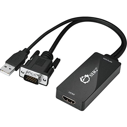 0662774021195 - PORTABLE VGA & USB AUDIO TO HDMI CONVERTER