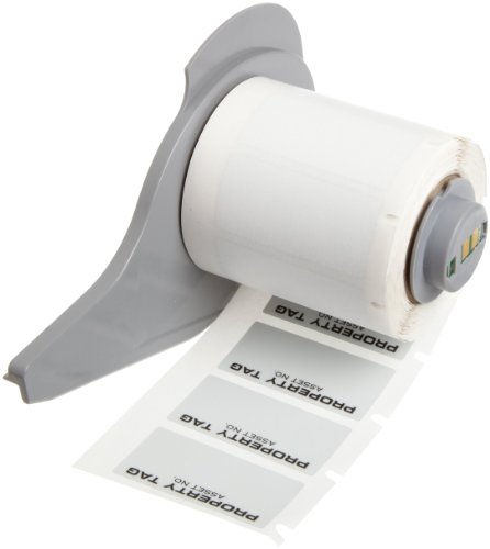 0662820927266 - BRADY M71-35-428-PROP 1.63 WIDTH X 0.75 HEIGHT BLACK ON SILVER COLOR B-428 METALIZED POLYESTER LABELS, LEGEND PROPERTY TAG WITH MATTE FINISH FOR BMP71 LABEL PRINTER (250 PER ROLL)