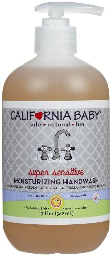 0663100015482 - CALIFORNIA BABY MOISTURIZING HAND WASH - SUPER SENSITIVE - 19 OZ